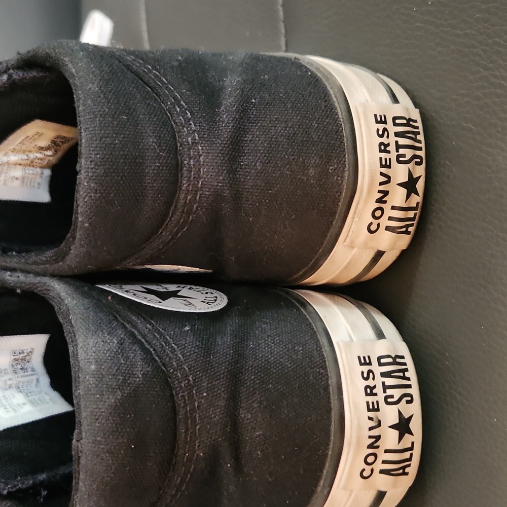 Converse Womens Black High-Top Sneakers - Picture 5 of 5